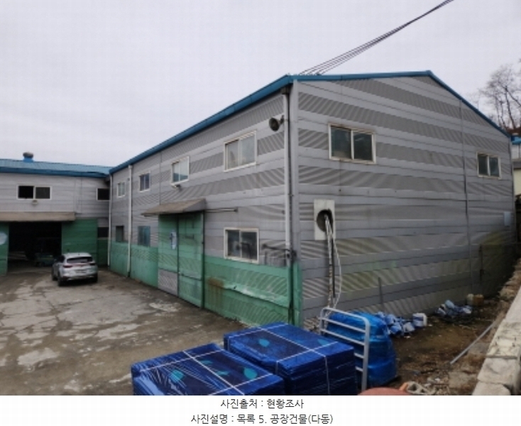 2024타경72328 경기도 양주시 남면 한산리 579-7 공장 경매 이미지