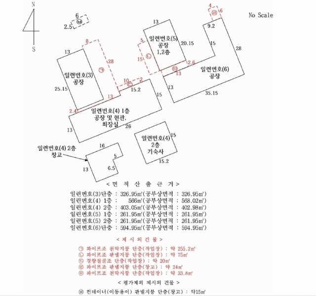 2024타경72328 경기도 양주시 남면 한산리 579-7 공장 경매 이미지