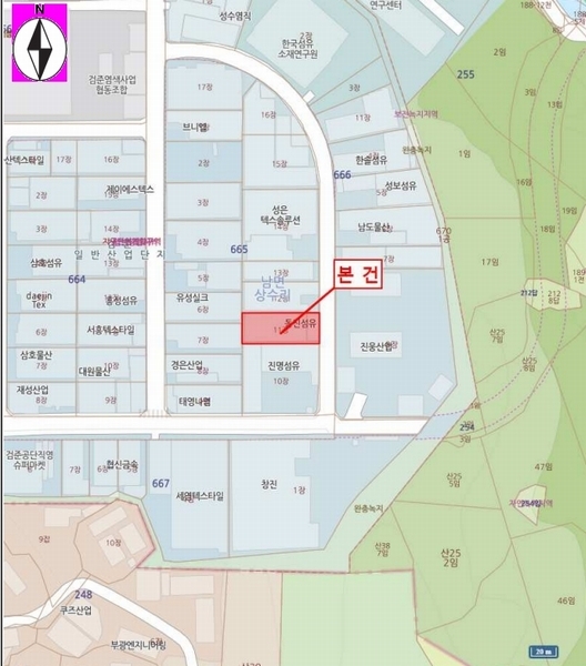 2024타경92025 경기도 양주시 남면 상수리 665-11 공장 경매 이미지