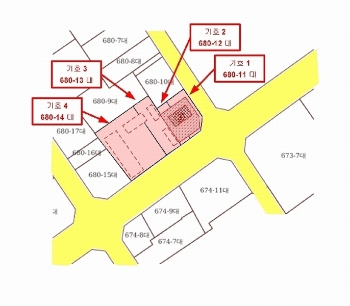 2025타경61 충청북도 영동군 영동읍 계산리 680-11 근린시설 경매 이미지