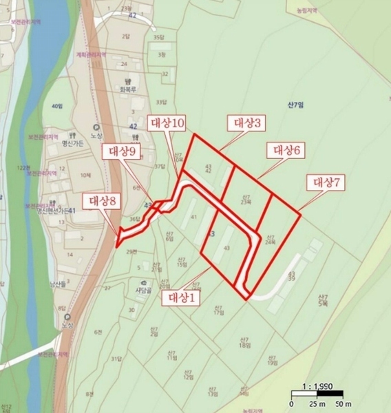 2025타경2661 충청북도 괴산군 청천면 사담리 43-39 숙박시설 경매 이미지