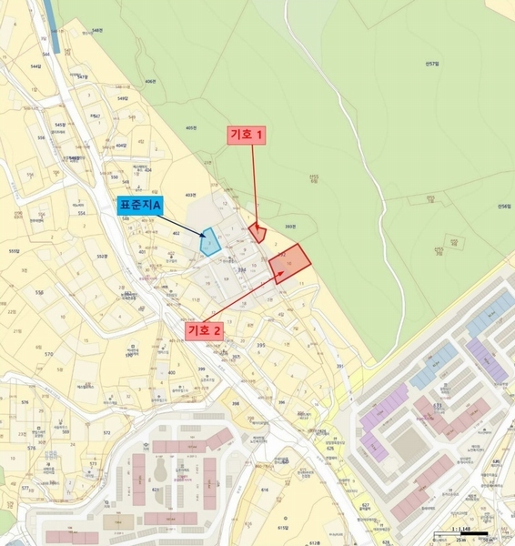 2025타경71445 경기도 남양주시 진접읍 장현리 392-10 대지 경매 이미지