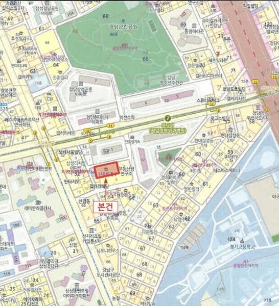 2025타경102500 서울특별시 강남구 학동로82길 9-6, 진흥빌라 1,2,3층 204호 다세대(빌라) 경매 이미지
