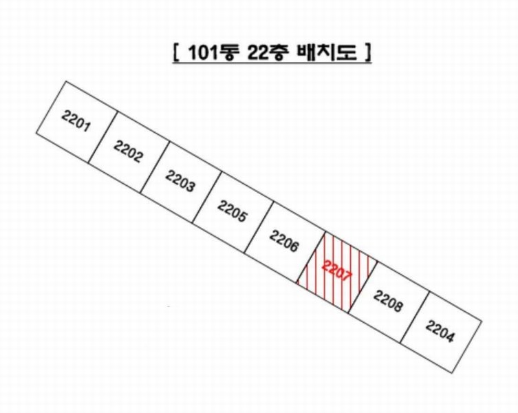 2025타경72133 경기도 의정부시 장금로78번길 41, 신곡지역주택조합아파트 101동 22층 2207호 아파트[공급31평형] 경매 이미지