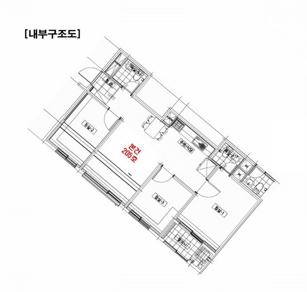 2025타경72322 경기도 의정부시 호국로 1049, 스타파크빌 103동 2층 205호 다세대(빌라)[공급27평형] 경매 이미지