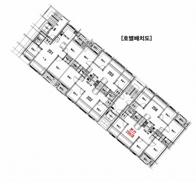2025타경72322 경기도 의정부시 호국로 1049, 스타파크빌 103동 2층 205호 다세대(빌라)[공급27평형] 경매 이미지