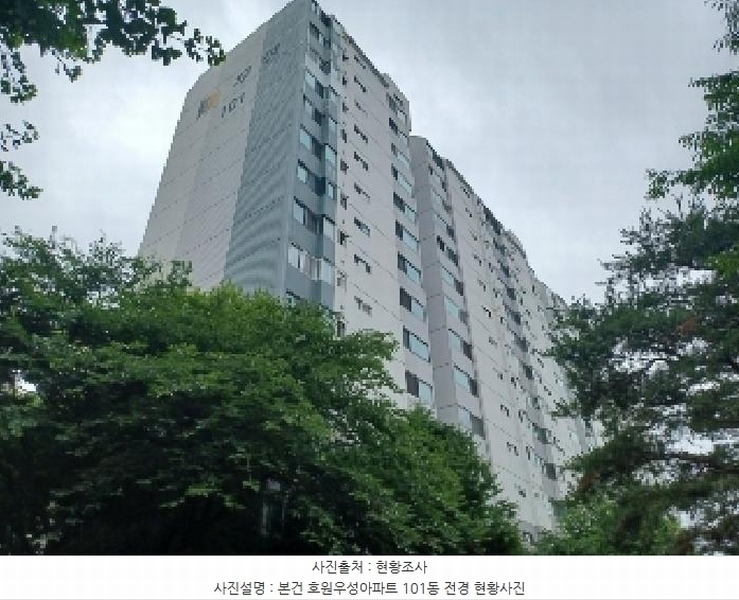 2025타경72507 경기도 의정부시 안말로85번길 10, 호원우성아파트1차 101동 8층 801호 아파트[공급45평형] 경매 이미지