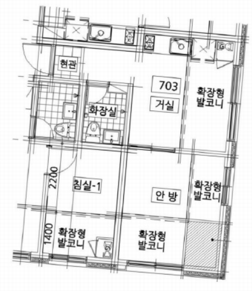 2025타경102537 서울특별시 동작구 보라매로 86-1, 디앤씨타워 7층 703호 다세대(빌라) 경매 이미지