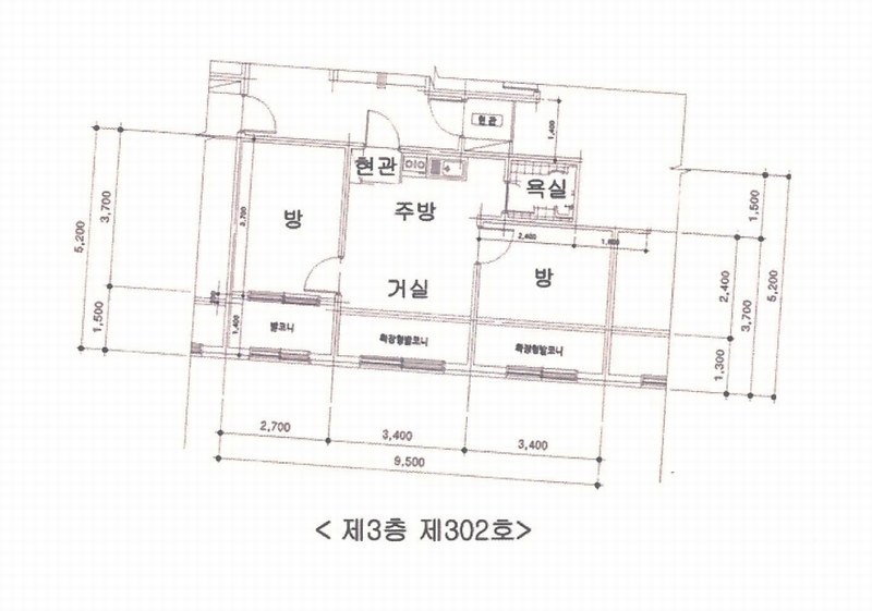 2025타경72287 경기도 동두천시 장고갯로 131-7, 월드아트빌 3층 302호 다세대(빌라)[공급12평형] 경매 이미지