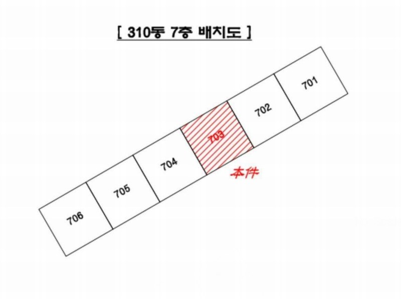 2025타경73023 경기도 포천시 태봉로 153, 태봉마을주공아파트 310동 7층 703호 아파트[공급23평형] 경매 이미지