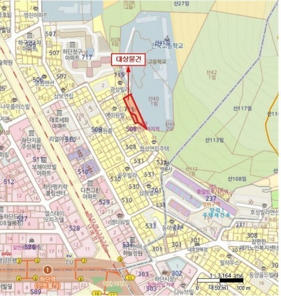 2024타경4941 부산광역시 사하구 승학로17번길 76-10, 주건축물 1동 5층 501호 다세대(빌라)[공급24평형] 경매 이미지