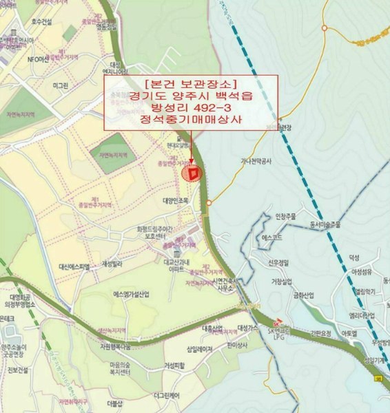 2025타경73192 경기도 양주시 백석읍 방성리 492-3, 정석주차장 G80 경매 이미지