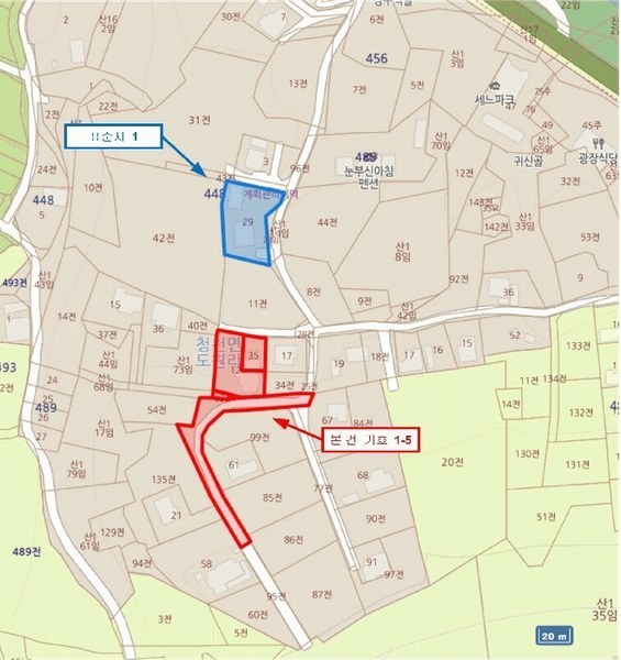 2025타경2265 충청북도 괴산군 청천면 도원리 448-12 주택 경매 이미지