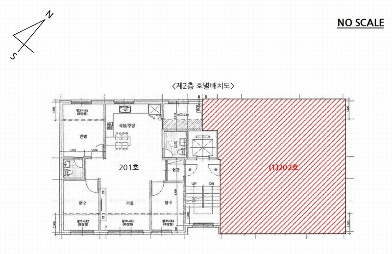 2025타경2722 경기도 포천시 삼육사로 2230-8, 월드에스클래스 203동 2층 202호 다세대(빌라) 경매 이미지