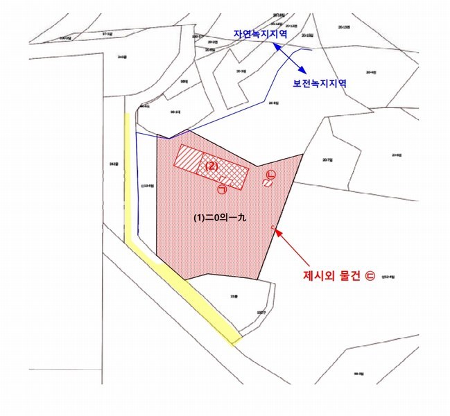 2025타경3541 충청북도 청주시 흥덕구 화계동 20-19 근린시설 경매 이미지
