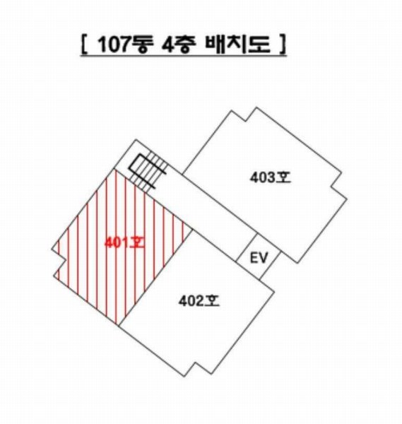 2025타경72645 경기도 포천시 호국로479번길 16, 동궁뉴타운 107동 4층 401호 다세대(빌라)[공급18평형] 경매 이미지
