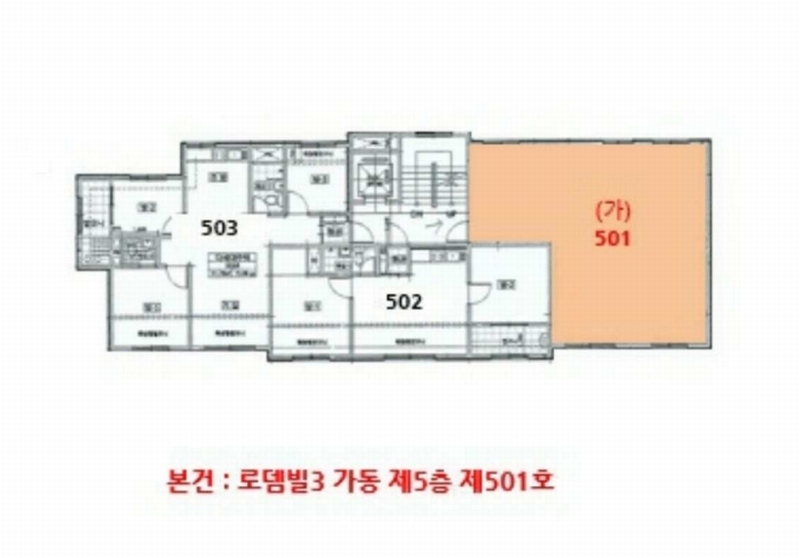 2025타경72655 경기도 동두천시 정장로 59-17, 로뎀빌3 가동 5층 501호 다세대(빌라)[공급18평형] 경매 이미지