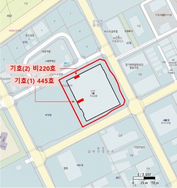 2025타경72986 경기도 포천시 용정경제로1길 13-20, 포천웰플렉스용정산단 지2층 비220호 아파트형공장 경매 이미지