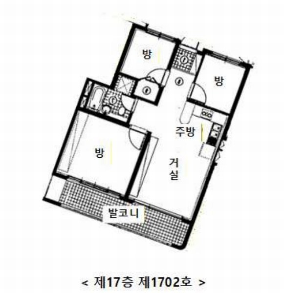 2025타경73225 경기도 의정부시 용민로7번길 50, 건영아파트 101동 17층 1702호 아파트[공급22평형] 경매 이미지
