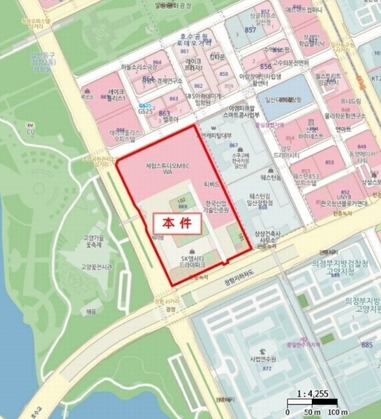 2024타경83208 경기도 고양시 일산동구 백마로 195, 일산방송컴플렉스방송관련시설 1층 1-1134호 근린상가 경매 이미지