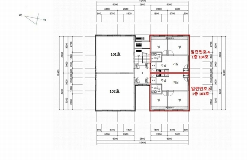 2024타경83352 경기도 파주시 파주읍 교육길 45-31, 구분건물 1층 104호 다세대(빌라)[공급12평형] 경매 이미지