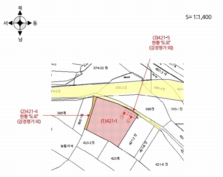2024타경84898 경기도 파주시 광탄면 창만리 421-1 농지 경매 이미지