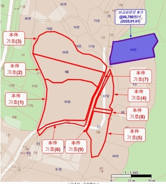 2025타경61670 경기도 파주시 파주읍 향양리 65 농지 경매 이미지