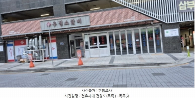 2024타경9231 경기도 고양시 일산서구 중앙로 1425, 주엽역삼부르네상스 나동 1층 105호외5개호 근린상가 경매 이미지