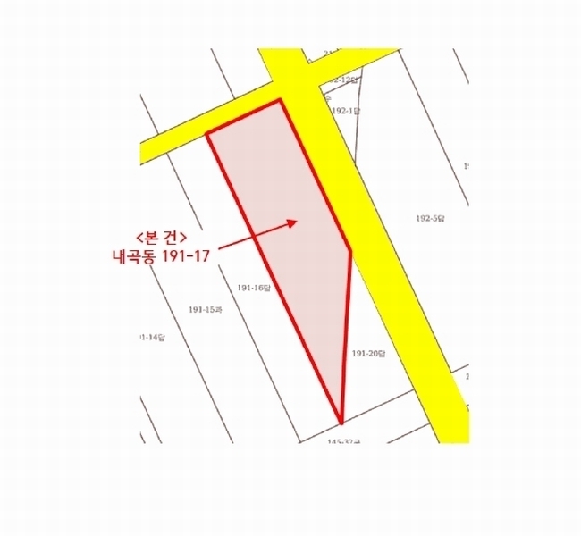 2025타경4387 경기도 고양시 덕양구 내곡동 191-17 농지 경매 이미지