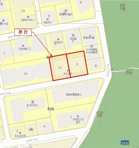 2025타경1505 서울특별시 서초구 방배로30길 95, 동산빌라 3층 302호 다세대(빌라)[공급99평형] 경매 이미지