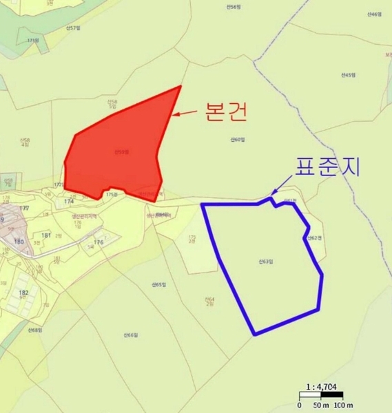 2025타경63173 경기도 파주시 적성면 장현리 산59 임야 경매 이미지