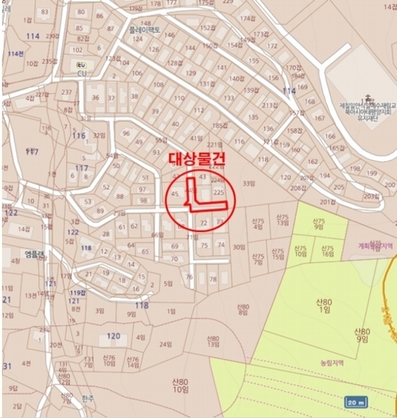 2023타경79608 경기도 파주시 야당동 114-44 임야 경매 이미지