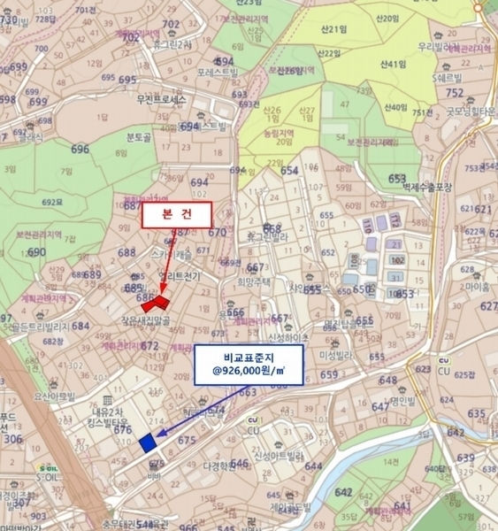2024타경63686 경기도 고양시 덕양구 내유동 672-16 다가구(원룸등) 경매 이미지