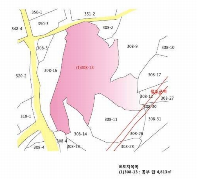 2025타경3698 경기도 파주시 적성면 장현리 308-13 농지 경매 이미지