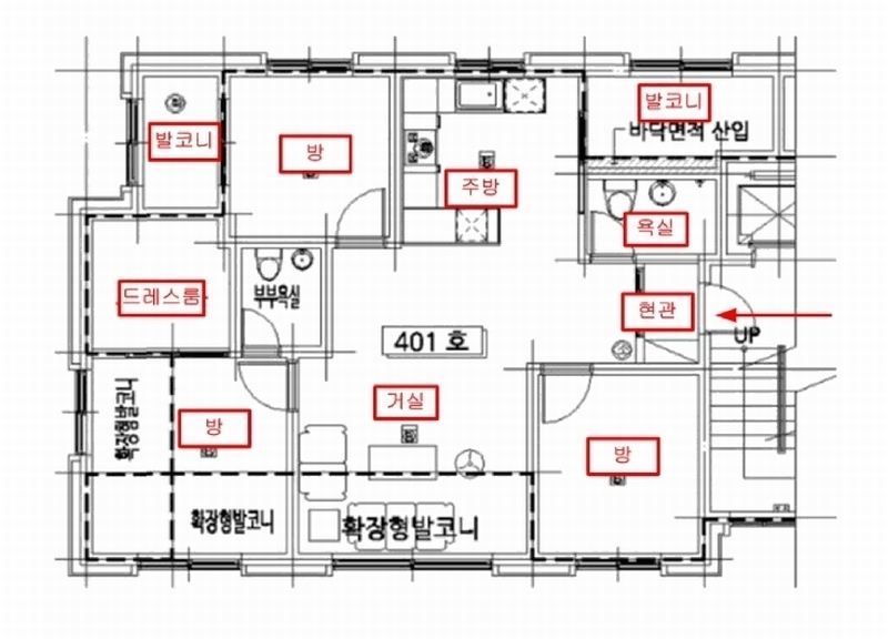 2025타경63299 경기도 파주시 경의로 1815-5, 아느칸빌 201동 4층 401호 다세대(빌라)[공급24평형] 경매 이미지