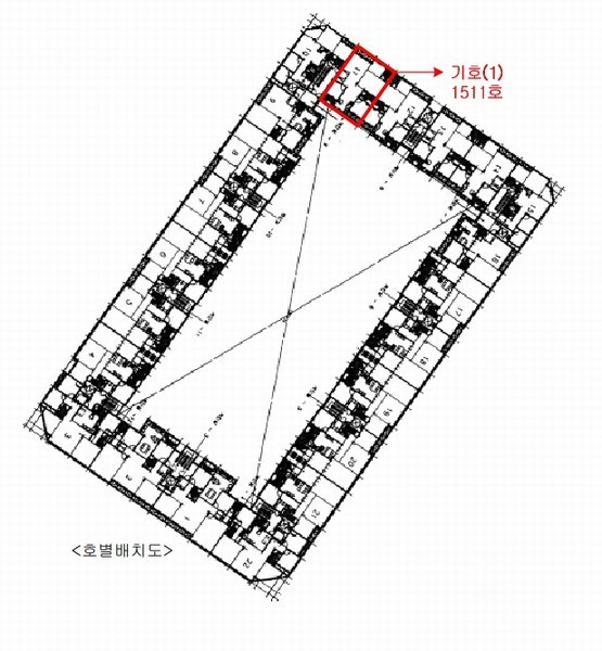 2024타경83154 경기도 고양시 일산동구 호수로 340-11, 밀레니엄리젠시 15층 1511호 오피스텔[계약47평형] 경매 이미지