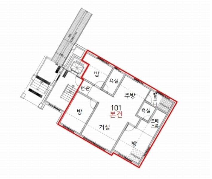 2025타경63559 경기도 파주시 하우3길 79-5, 로얄팰리스 1동 1층 101호 다세대(빌라)[공급22평형] 경매 이미지