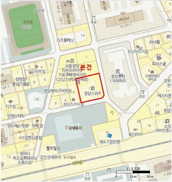 2025타경102560 서울특별시 강남구 학동로73길 13, 청담스위트 5층 512호 아파트[공급6평형] 경매 이미지