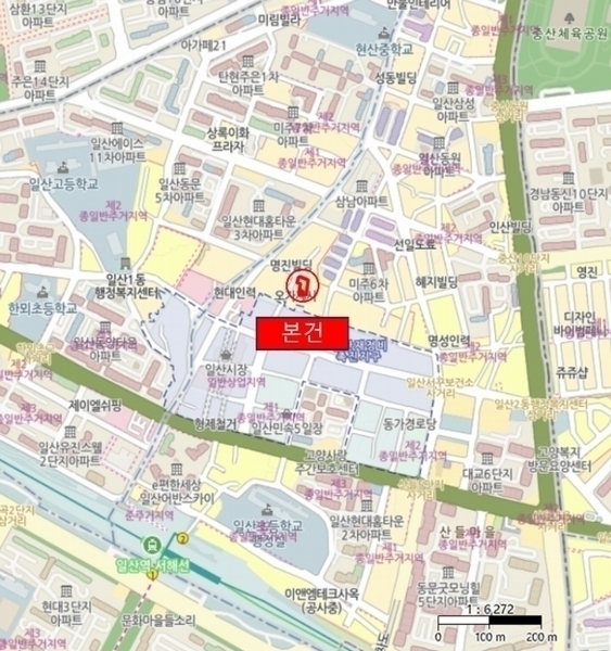 2024타경61871 경기도 고양시 일산서구 원일로 85-22, 씨티뷰 102동 2층 202호 다세대(빌라)[공급23평형] 경매 이미지