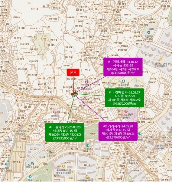 2025타경3407 경기도 고양시 일산동구 무궁화로 373-5경기도 고양시 일산동구 무궁화○○○○, 삼성캐슬 105동 3층 301호삼성캐슬○○ 다세대(빌라)[공급21평형] 경매 이미지