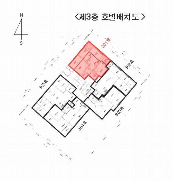 2025타경102822 서울특별시 관악구 조원중앙로 16, 모던하우스 3층 301호 다세대(빌라)[공급10평형] 경매 이미지