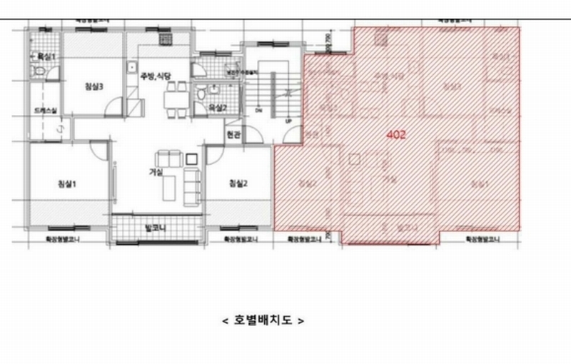 2025타경63456 경기도 파주시 고봉로 755-53, 갤러리하우스 105동 4층 402호 다세대(빌라)[공급29평형] 경매 이미지