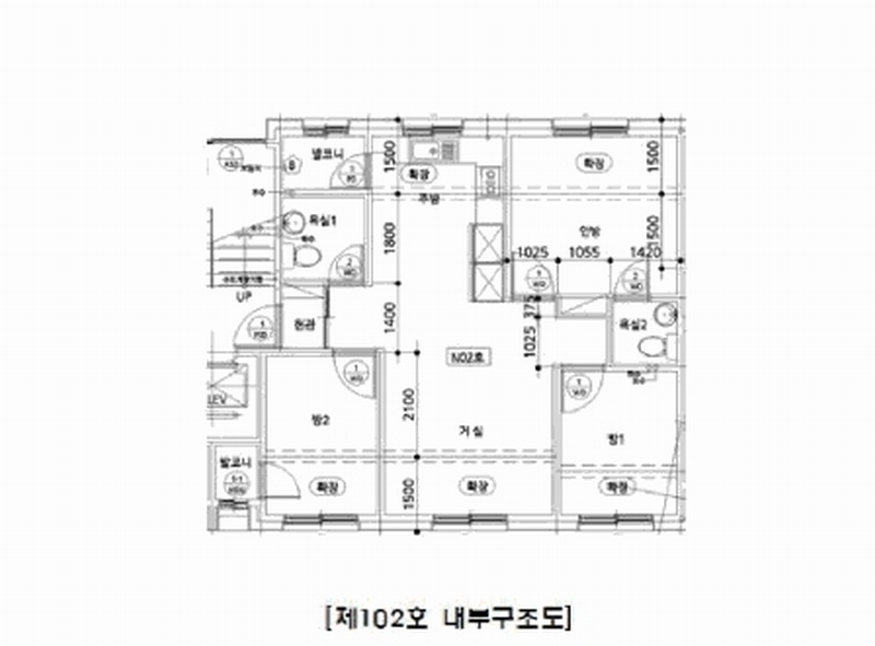 2025타경64761 경기도 고양시 일산동구 고양대로 843-15, 더어반 103동 1층 102호 다세대(빌라)[공급15평형] 경매 이미지