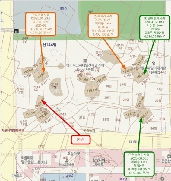 2025타경5663 경기도 고양시 일산서구 하이파크2로59번길 7, 하이파크시티일산파밀리에3단지 301동 5층 501호 아파트[공급46평형] 경매 이미지