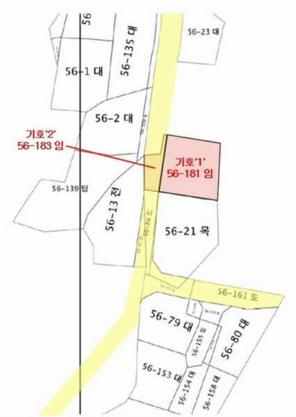 2025타경63780 경기도 고양시 덕양구 동산동 56-181 임야 경매 이미지