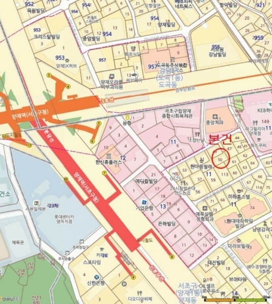 2020타경101073 서울특별시 서초구 남부순환로350길 19-20, 구분건물 3층 301호 다세대(빌라)[공급7평형] 경매 이미지