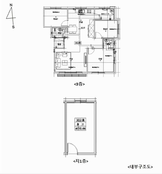 2025타경62431 경기도 파주시 운정3길 40, 해가온 3층 302호 다세대(빌라)[공급24평형] 경매 이미지