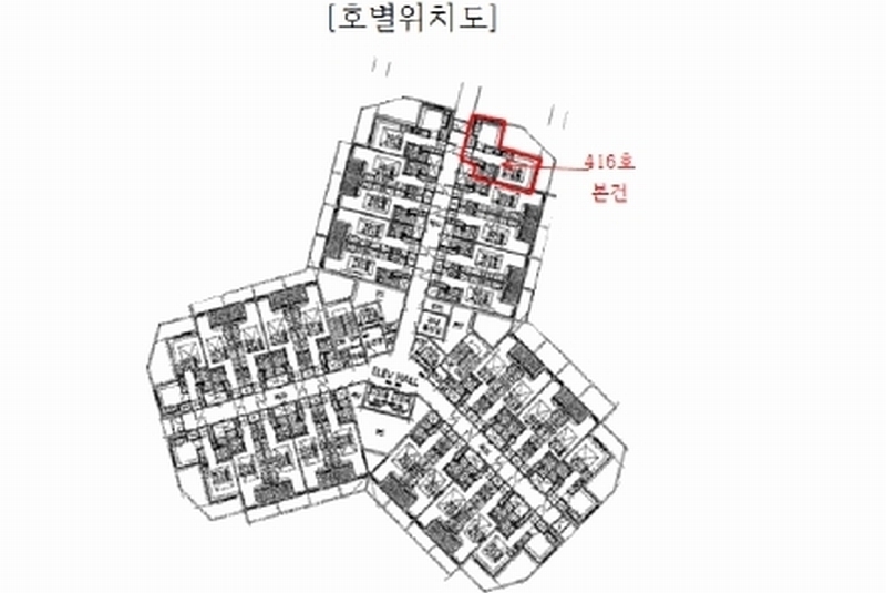 2025타경62931 경기도 고양시 덕양구 삼송로 238, 힐스테이트삼송역스칸센(3블록) 4층 301동 416호 오피스텔[계약24평형] 경매 이미지