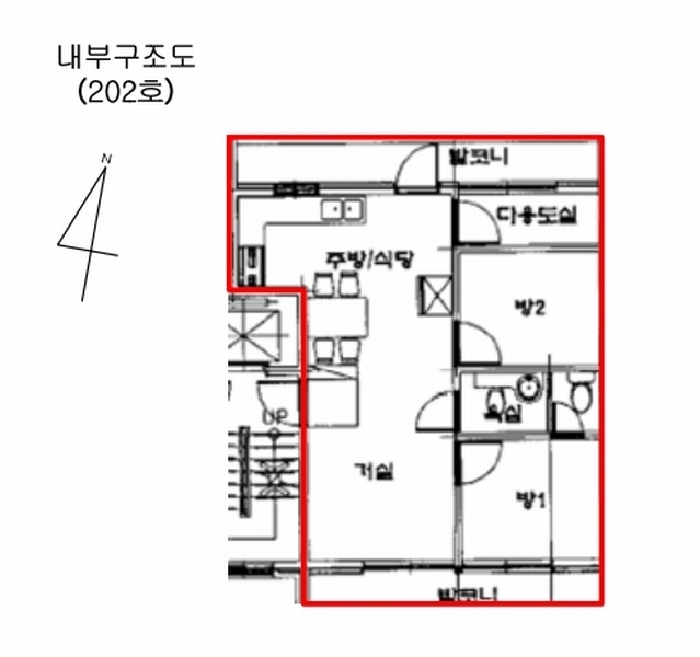 2024타경108058 서울특별시 관악구 신림로 222-8, 정남아트빌 2층 202호 다세대(빌라)[공급21평형] 경매 이미지