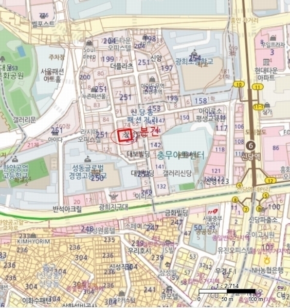 2024타경123828 서울특별시 중구 퇴계로73가길 18, 엘바움 7층 703호 다세대(빌라) 경매 이미지